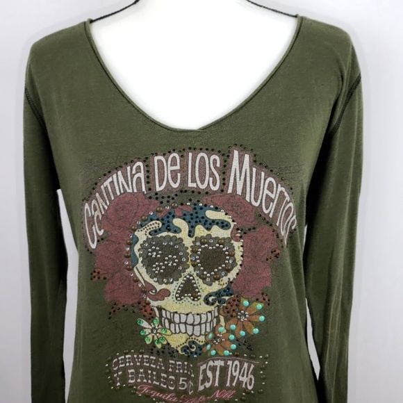 Panhandle Slim "Cantina De Los Muertos" Tee XL - Picture 4 of 8